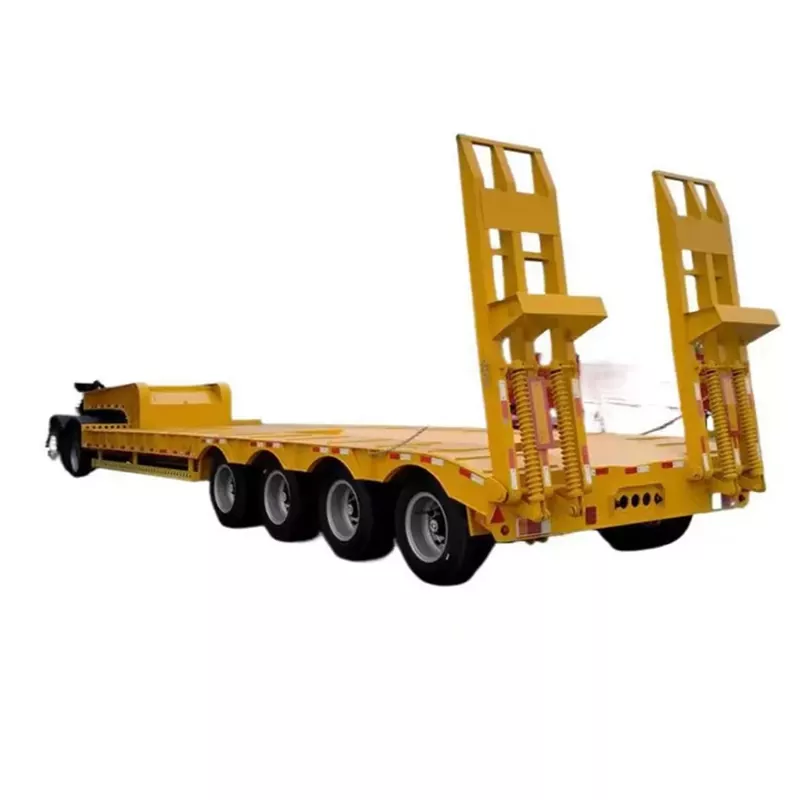 4-akselinen Lowboy-puoliperävaunu
